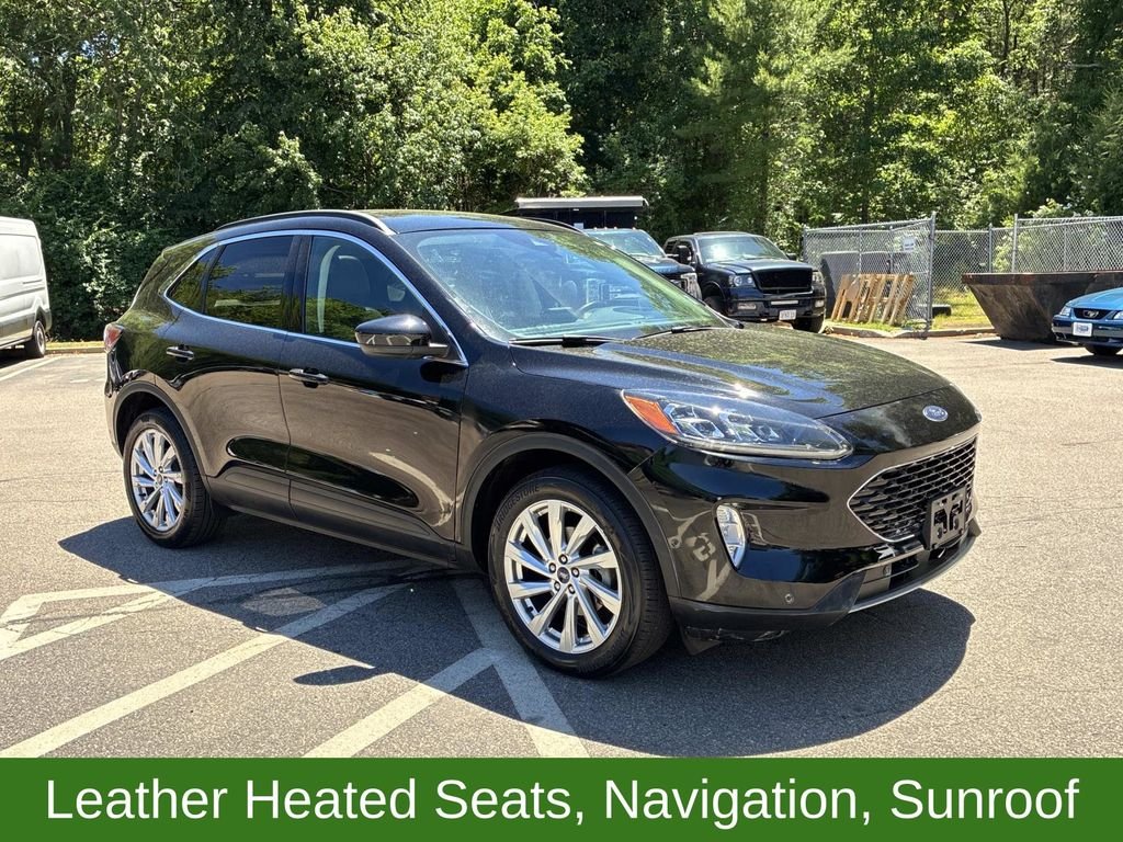 Used 2022 Black Ford Titanium image 3