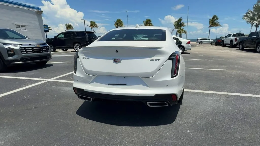 Used 2024 Crystal White Tricoat Cadillac Sport image 7