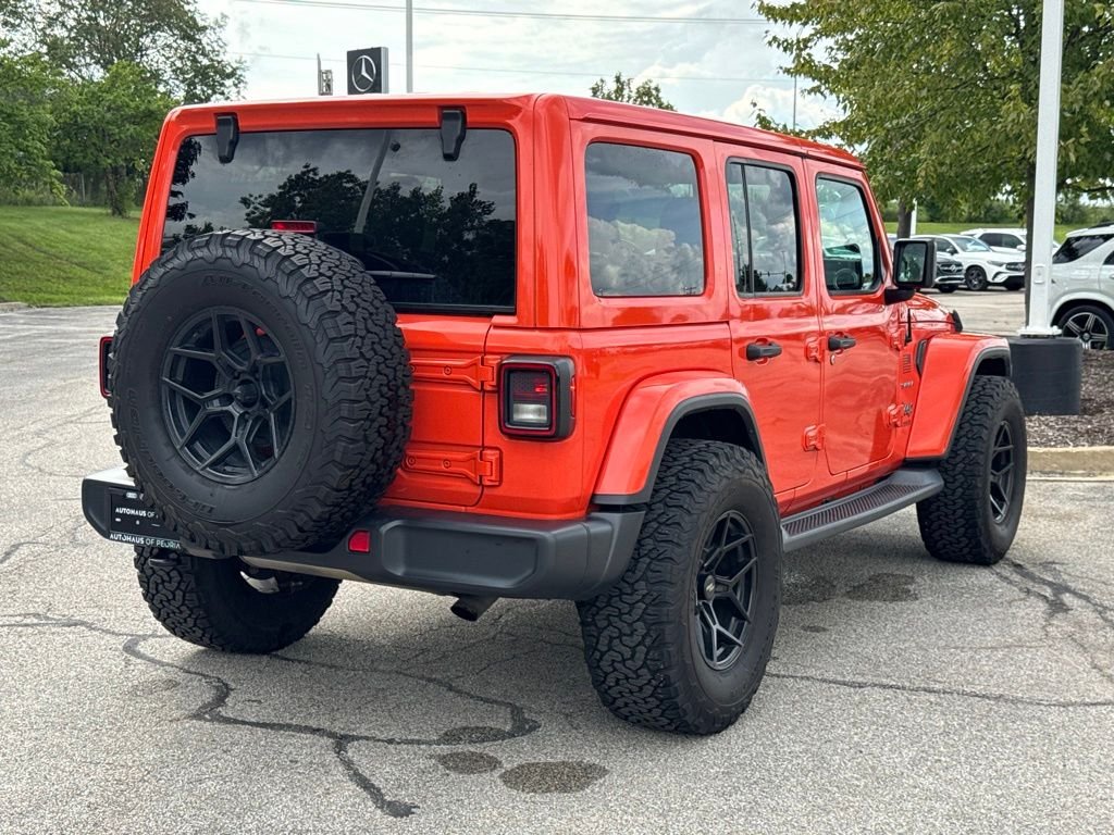 Used 2019 Orange Jeep Unlimited Sahara image 7