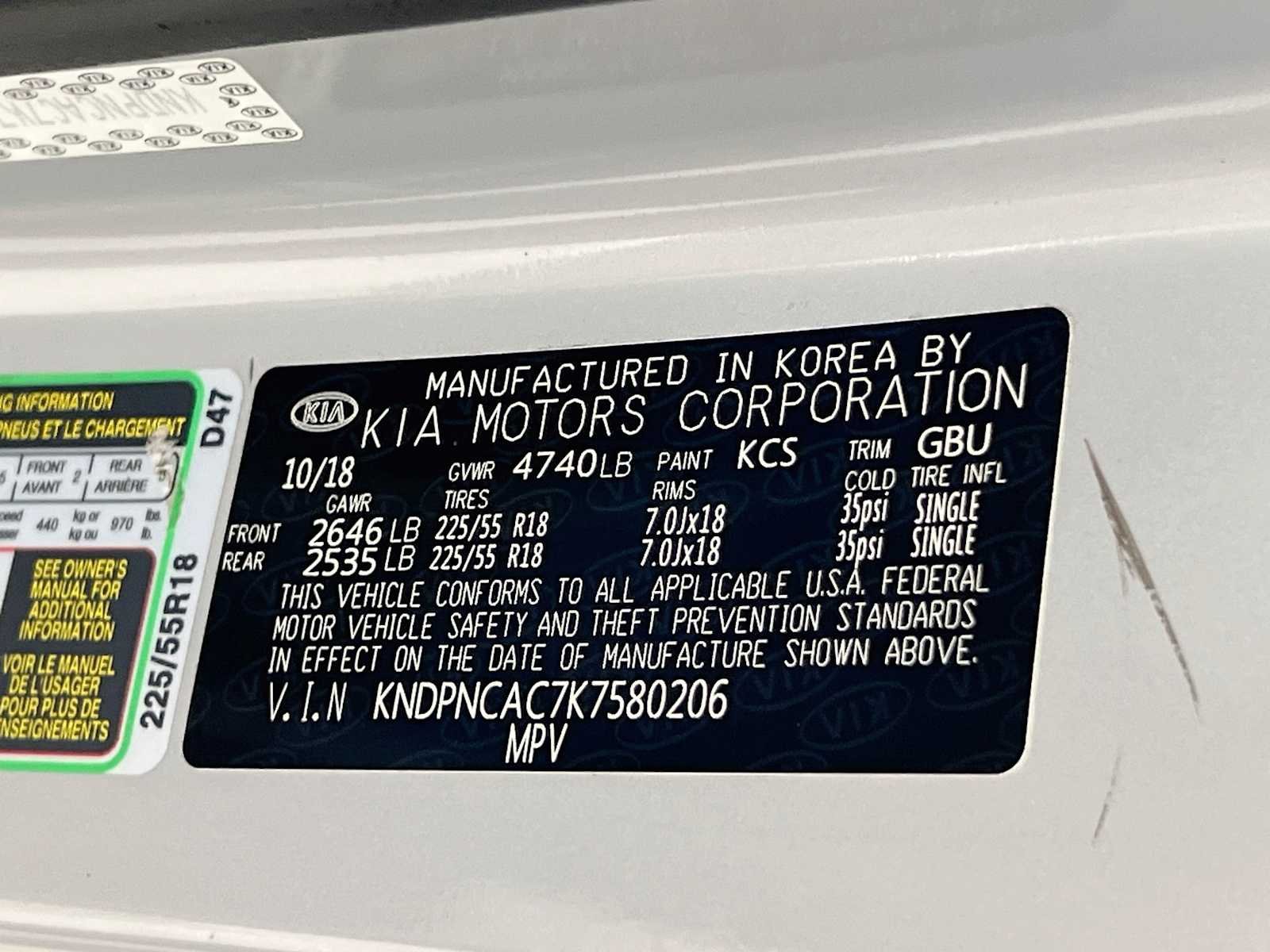 Used 2019 Sparkling Silver Kia EX image 32