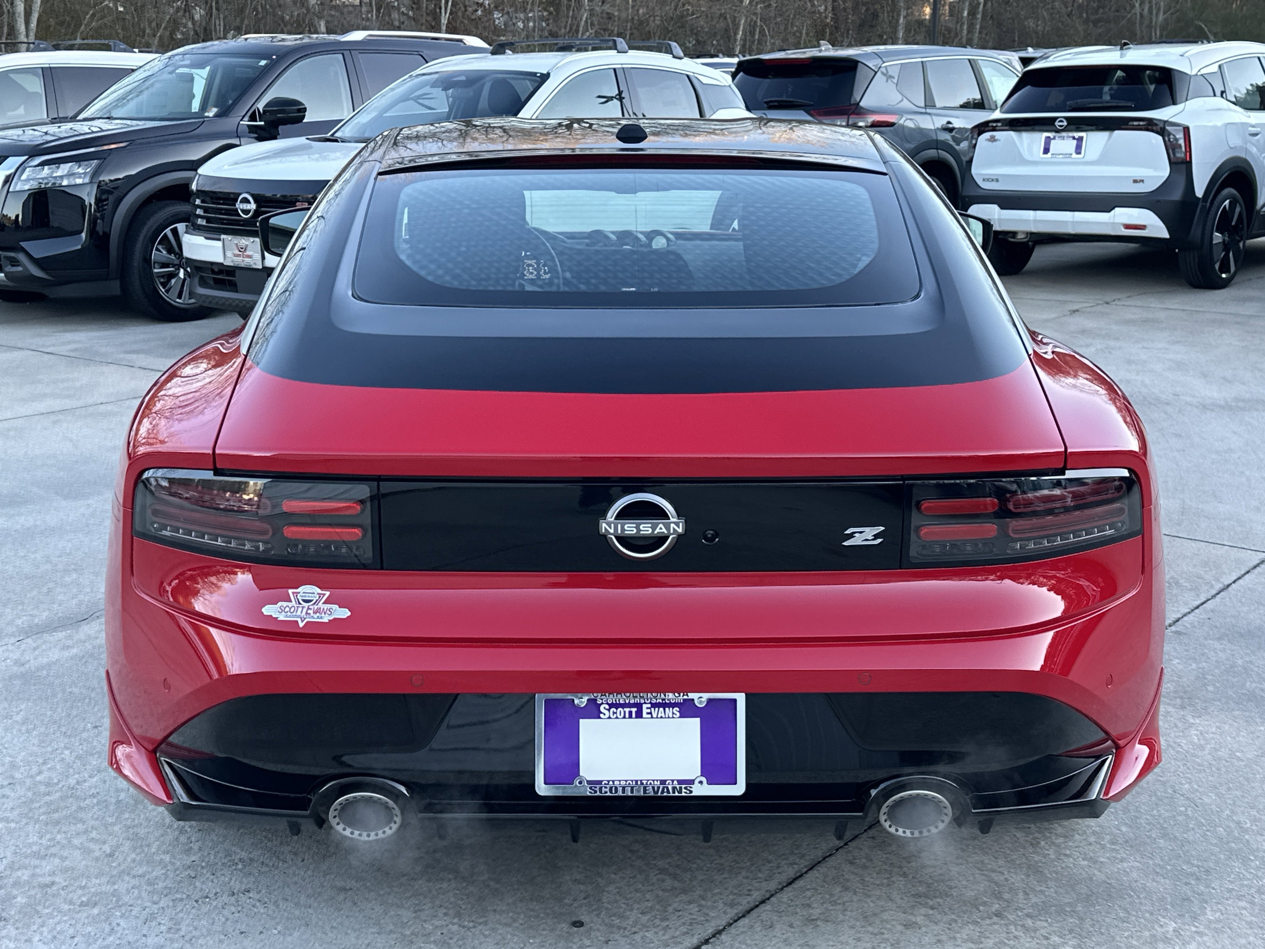 New 2026 Solid Red/Super Black Nissan Sport image 7