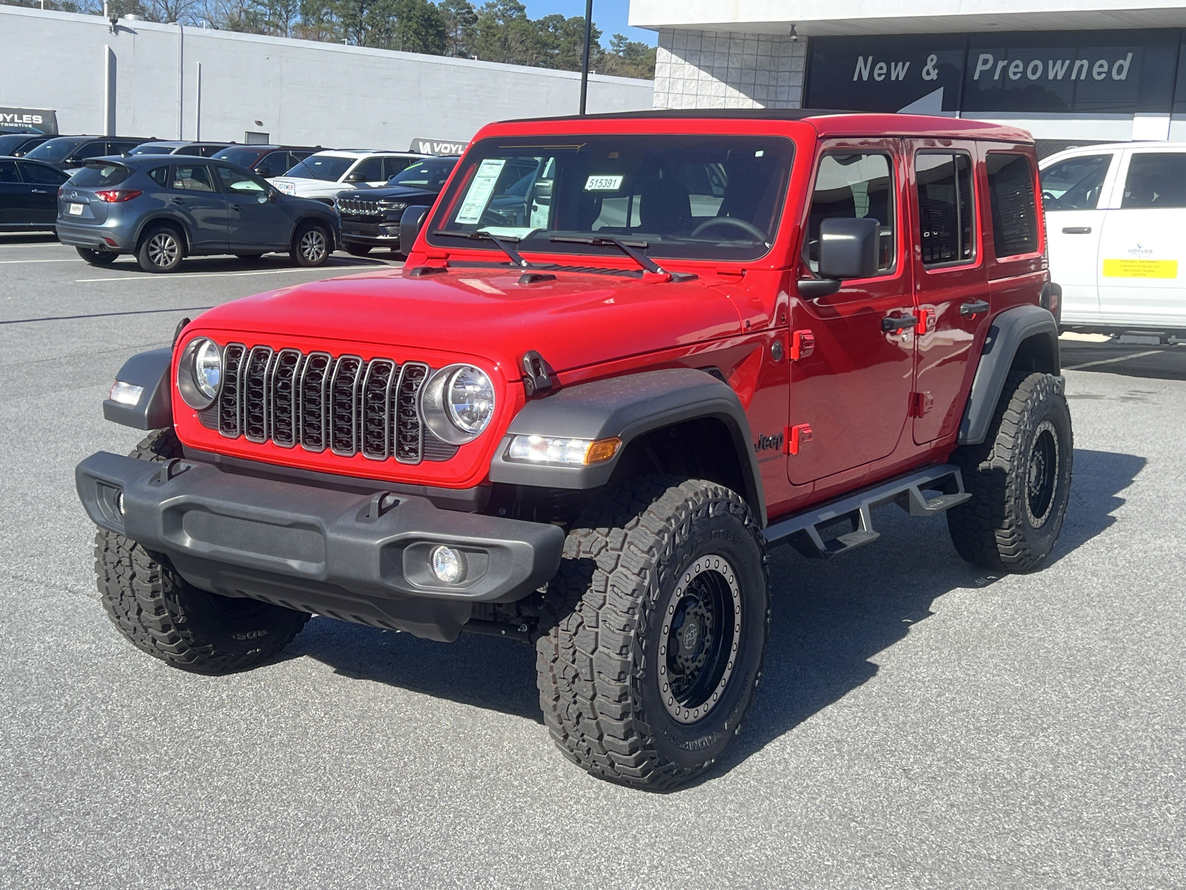 New 2025 Firecracker Red Clearcoat Jeep Sport S image 3