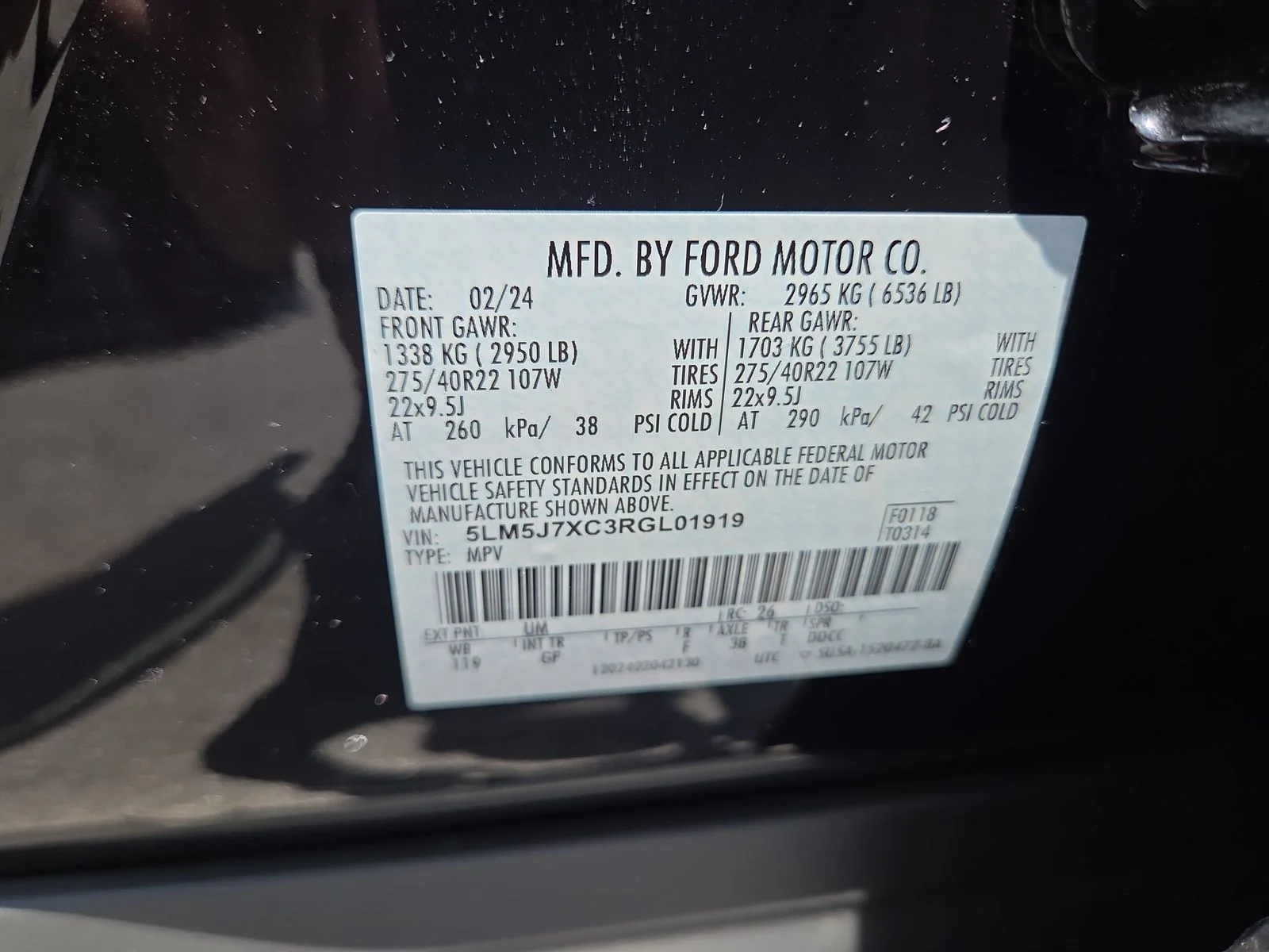Used 2024 Black Metallic Lincoln Reserve image 31