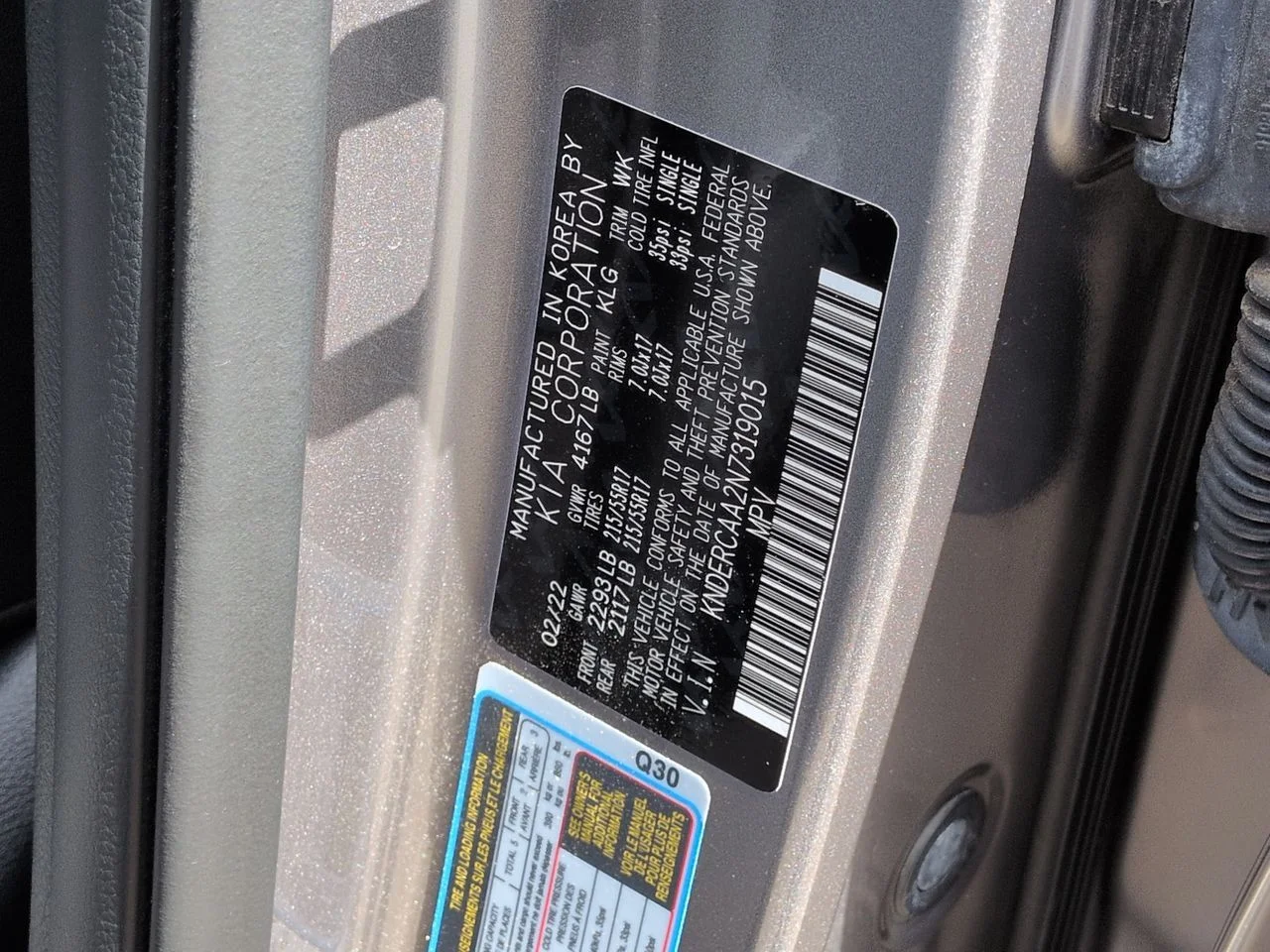 Certified Used 2022 Gravity Gray Kia EX image 35