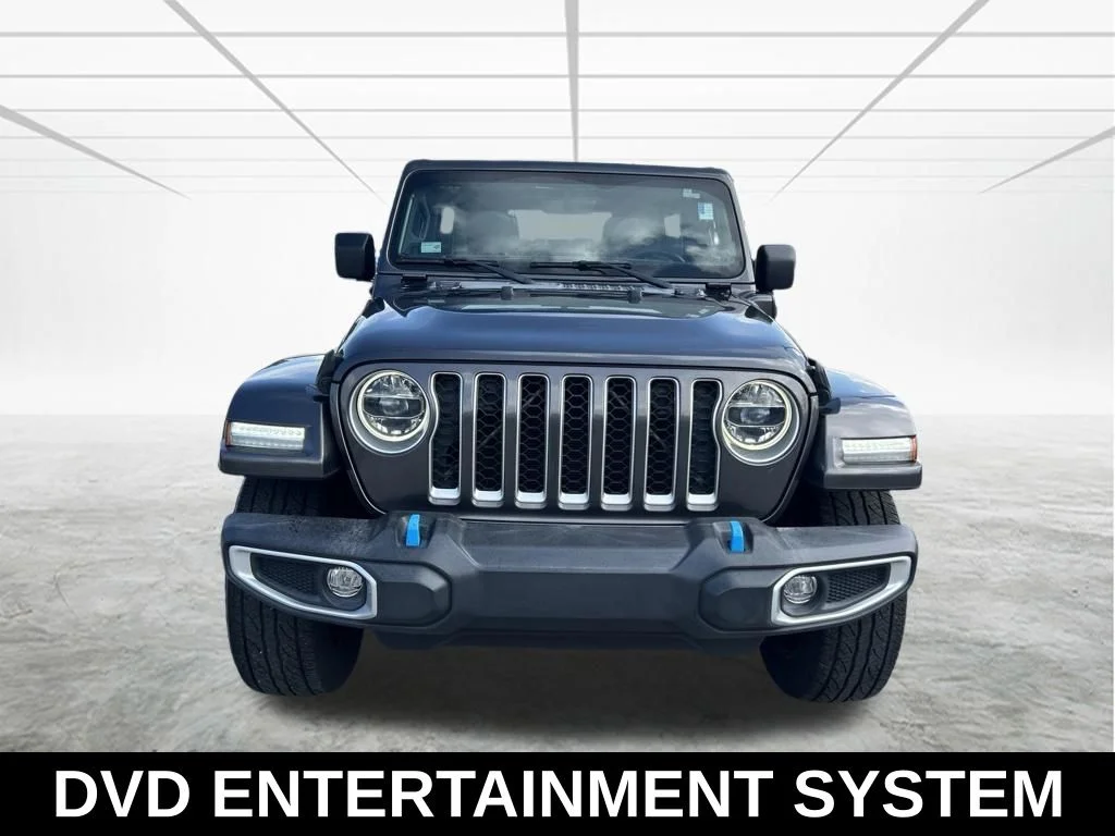 Used 2022 Gray Jeep Unlimited Sahara 4xe image 9