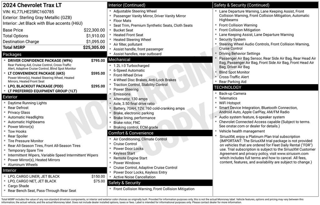 Used 2024 Gray Chevrolet LT image 23