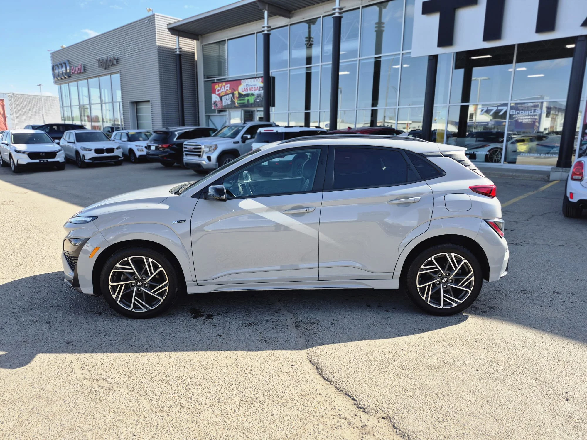 Certified Used 2023 Cyber Grey Hyundai N-Line Ultimate AWD*Adapt Cruise | Remote Start | Nav | HUD | Cooled Leather | Sunroof | Htd Wheel image 11