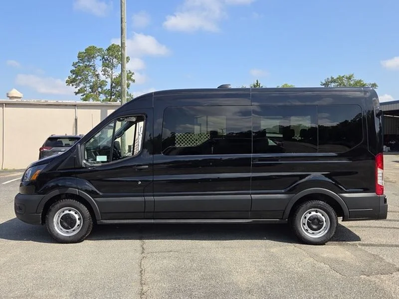 New 2026 Agate Black Metallic Ford Passenger Van XL image 4