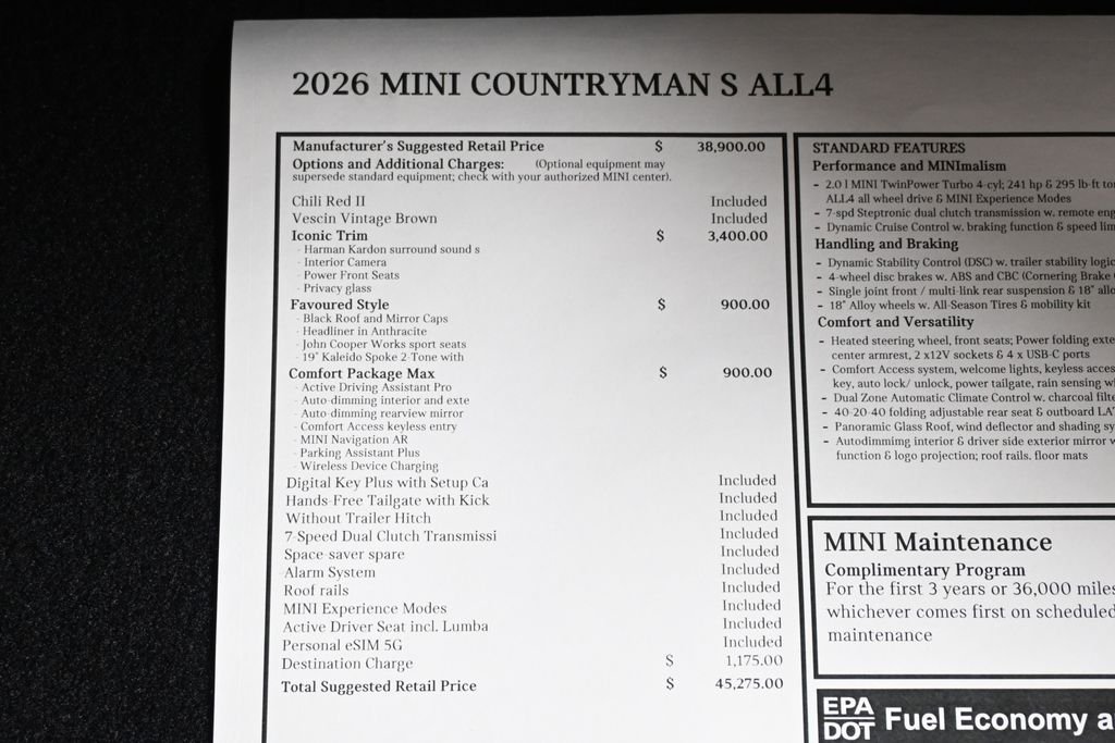 New 2026 Red MINI Iconic image 26