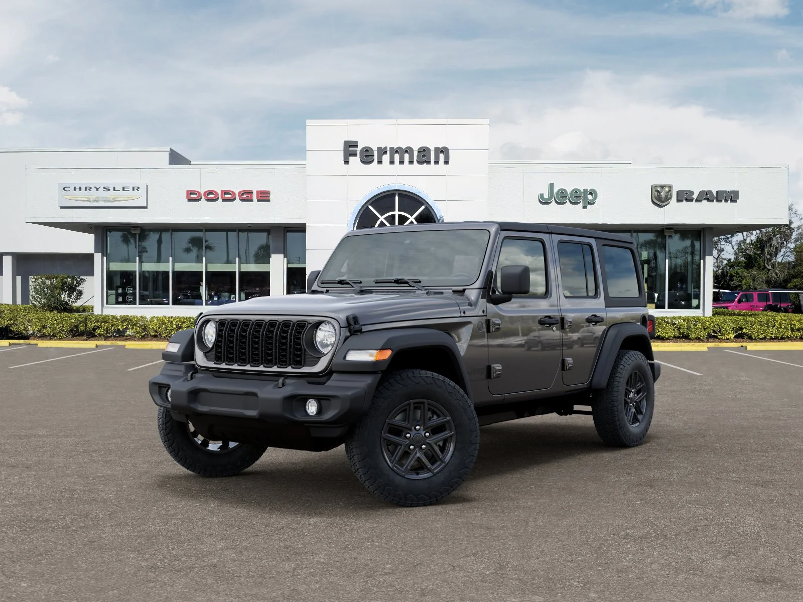 New 2026 Granite Crystal Metallic Clear-Coat Exterior Paint Jeep Sport S image 34