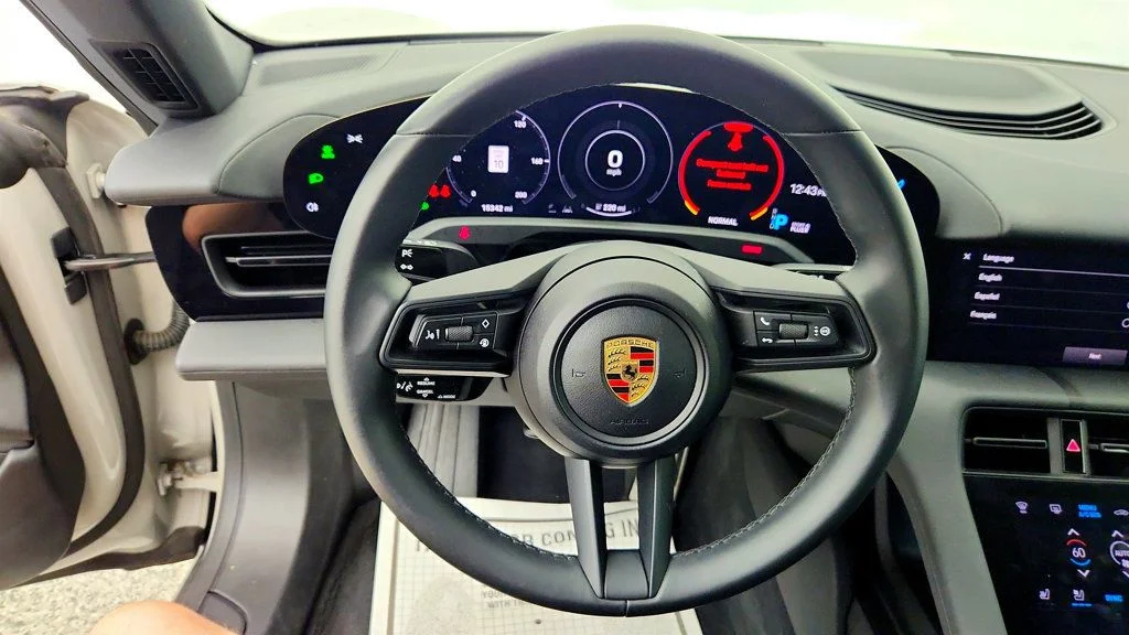 Used 2024 Chalk Porsche RWD w/ Premium Pkg, Performance Battery Plus & Side Skirts image 14