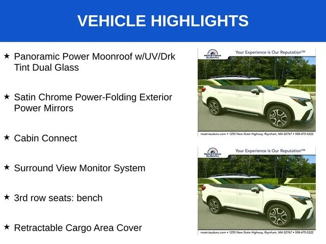 Used 2023 White Subaru Limited image 7