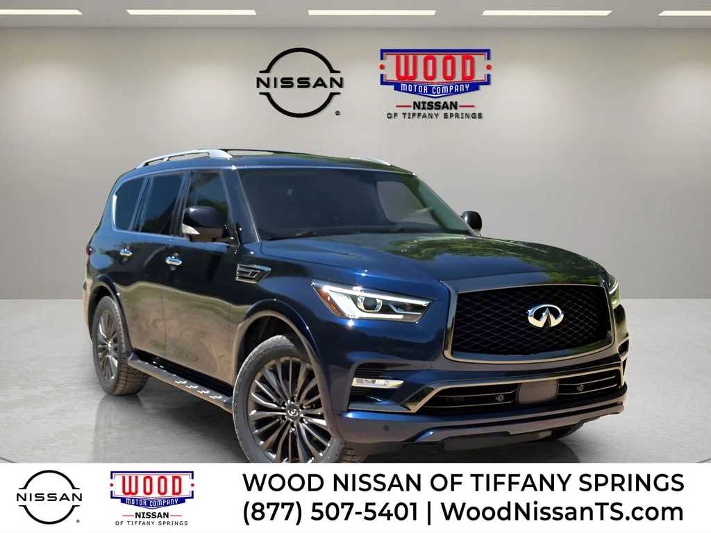 Used 2022 Hermosa Blue INFINITI PREMIUM SELECT image 1