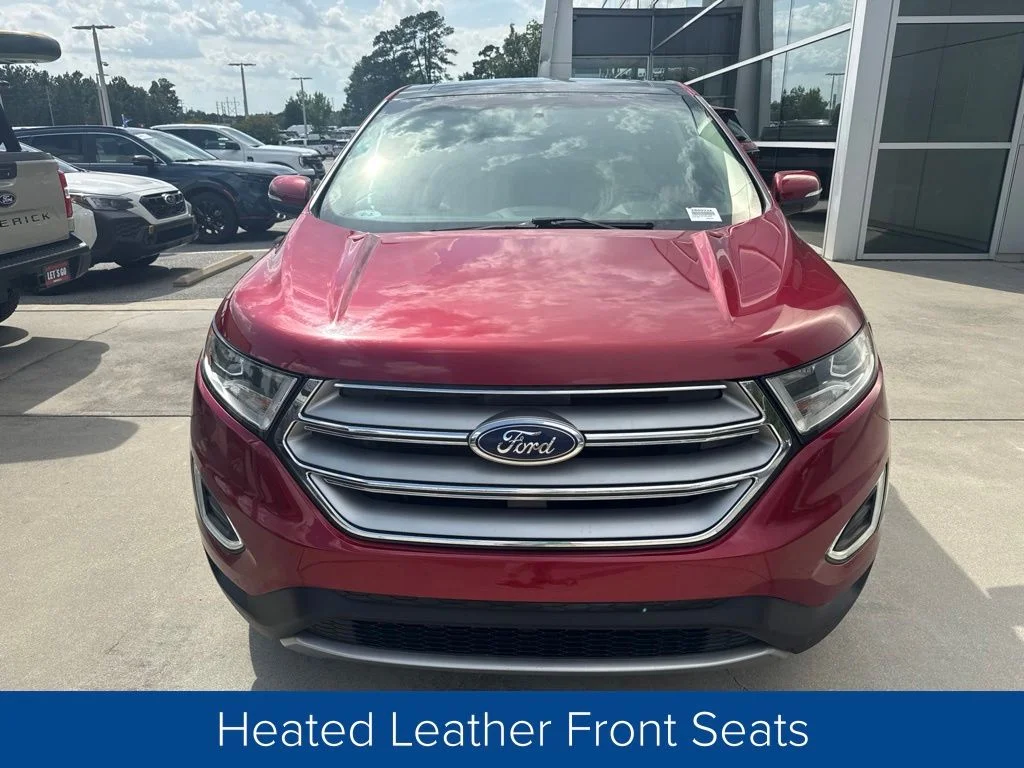 Used 2016 Ruby Red Metallic Tinted Clearcoat Ford SEL image 2