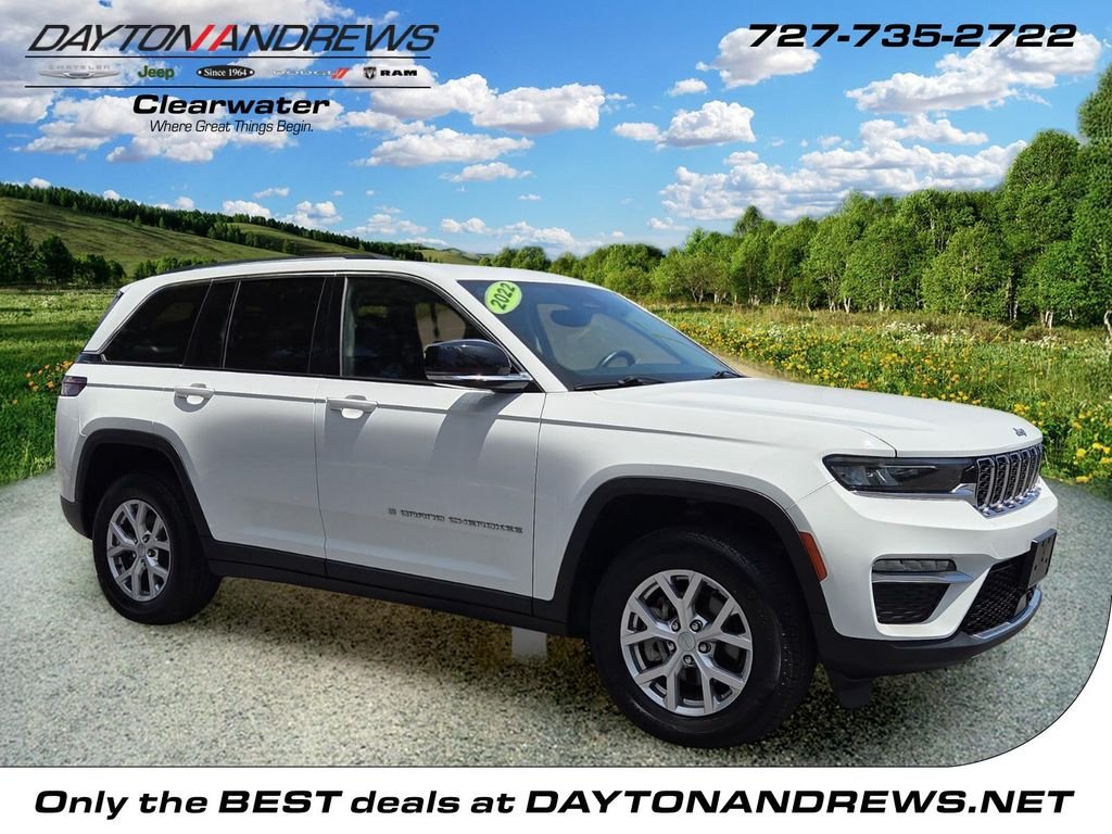 Used 2022 White Jeep Limited image 1
