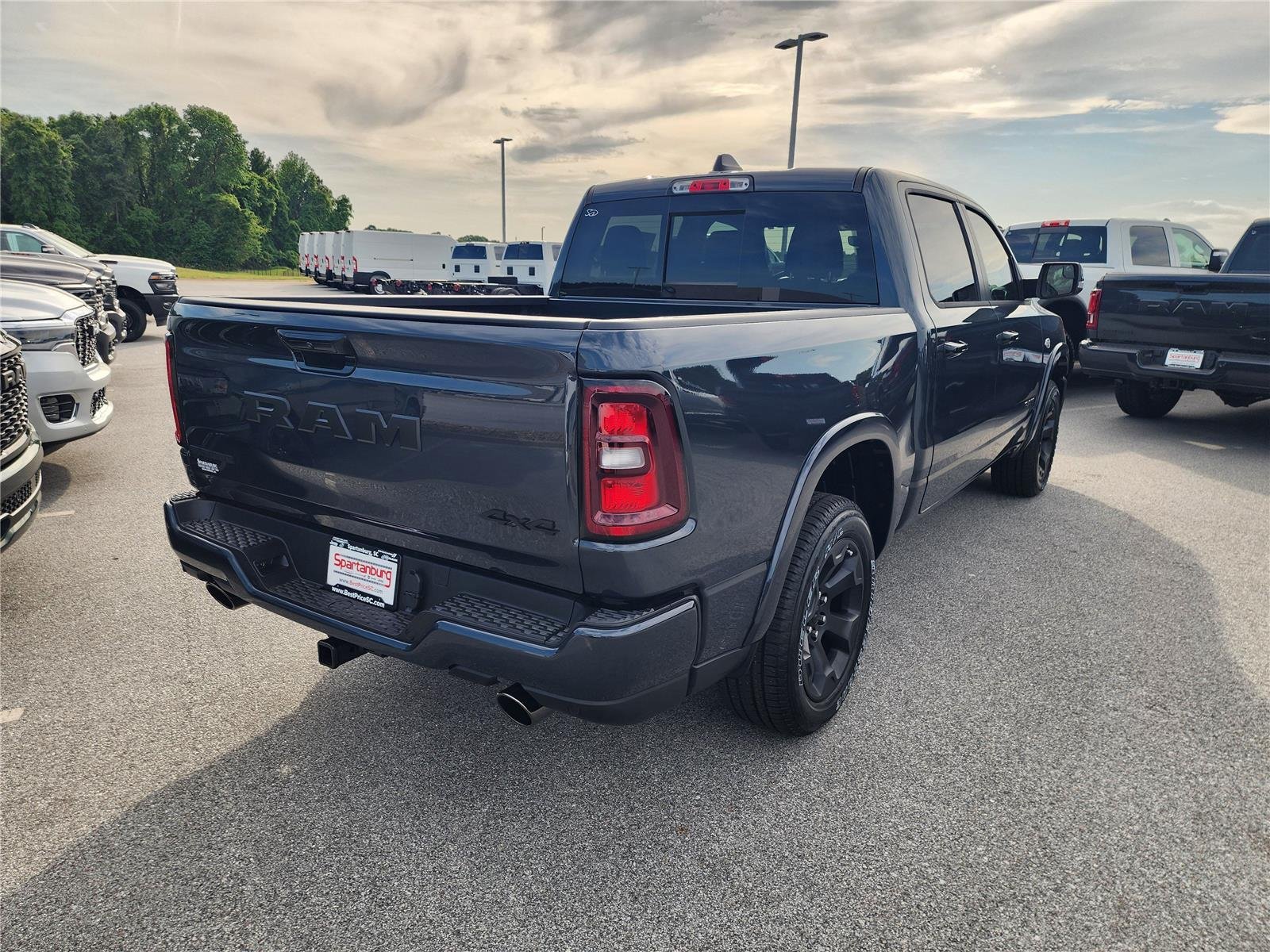 New 2026 Forged Blue Metallic Exterior Paint RAM Big Horn image 6