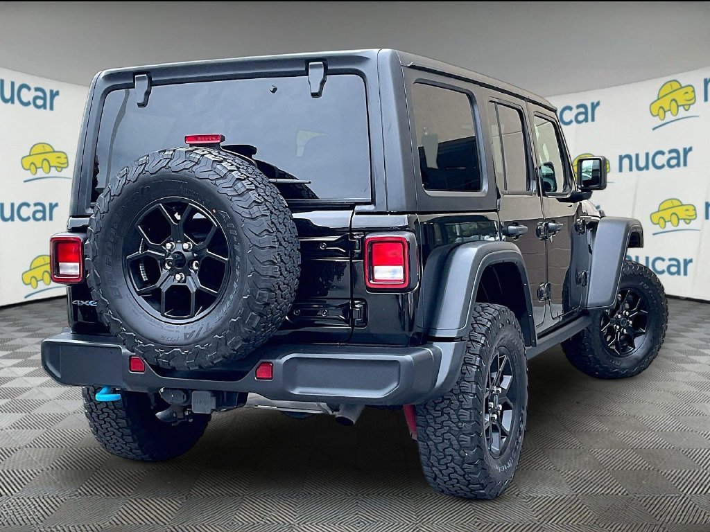 Used 2024 Black Jeep Willys 4xe image 6