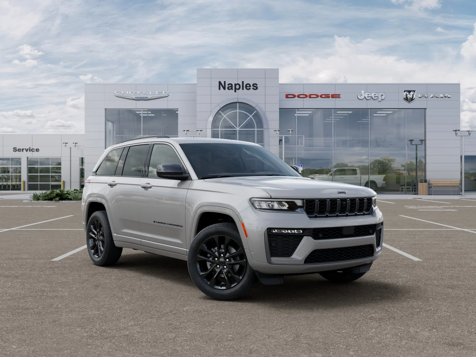 New 2026 Silver Zynith Exterior Paint Jeep Limited Reserve image 5