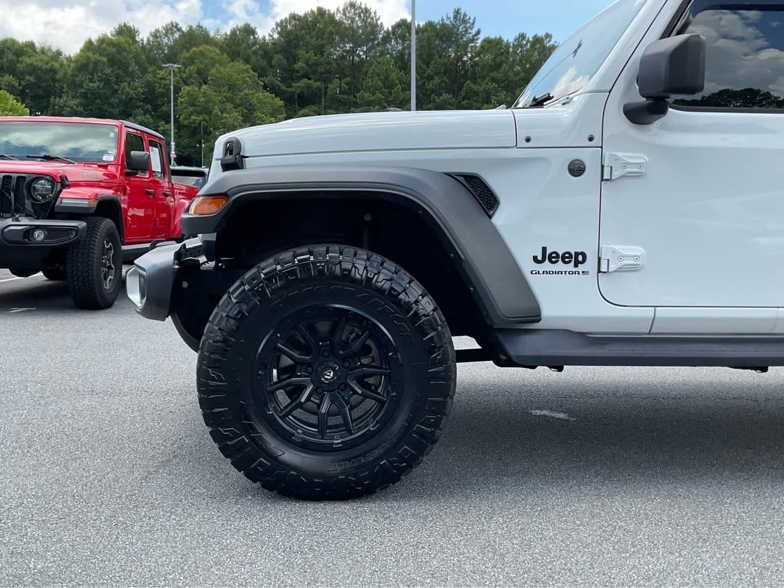 Used 2025 Bright White Clearcoat Jeep Sport image 12