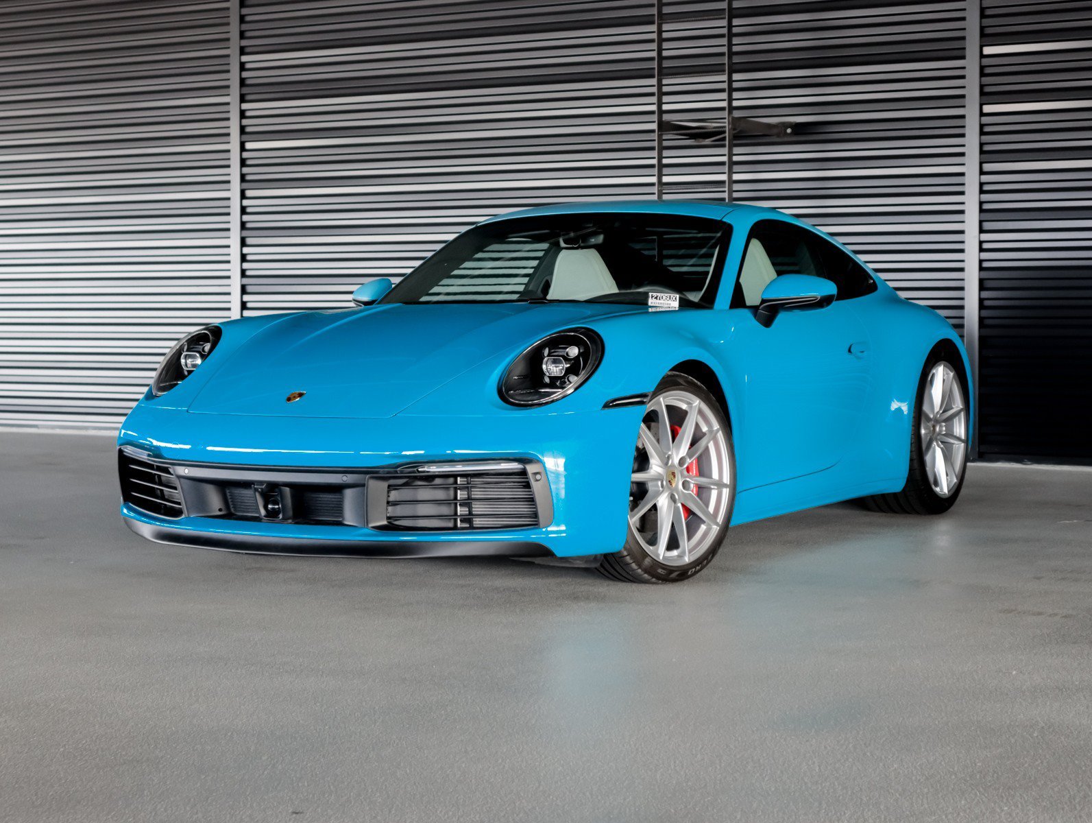 Certified Used 2021 Miami Blue Porsche Carrera S Coupe image 1