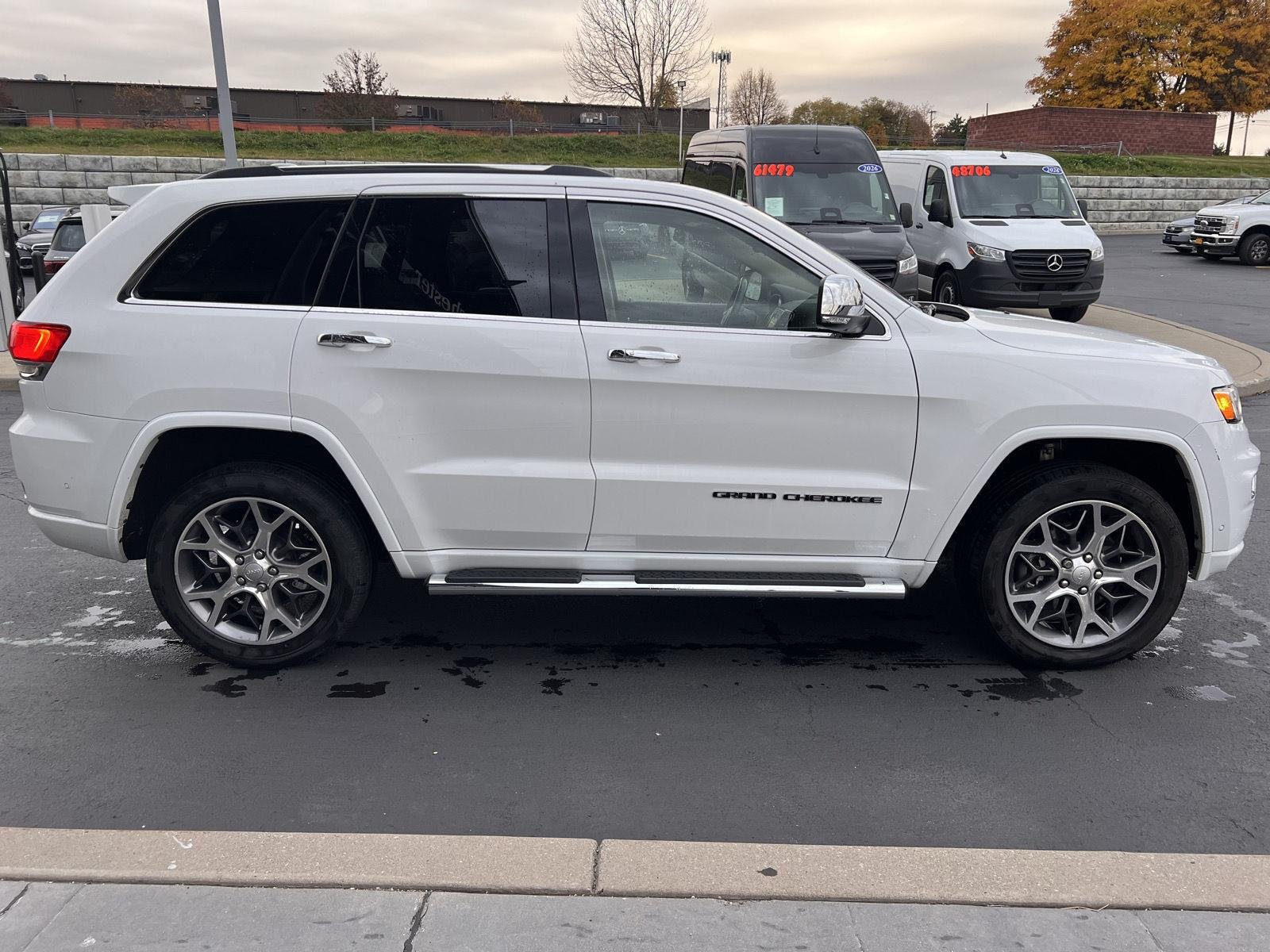 Used 2021 Bright White Clearcoat Jeep Overland image 2