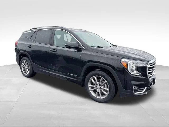 Used 2024 Ebony Twilight Metallic GMC SLT image 9