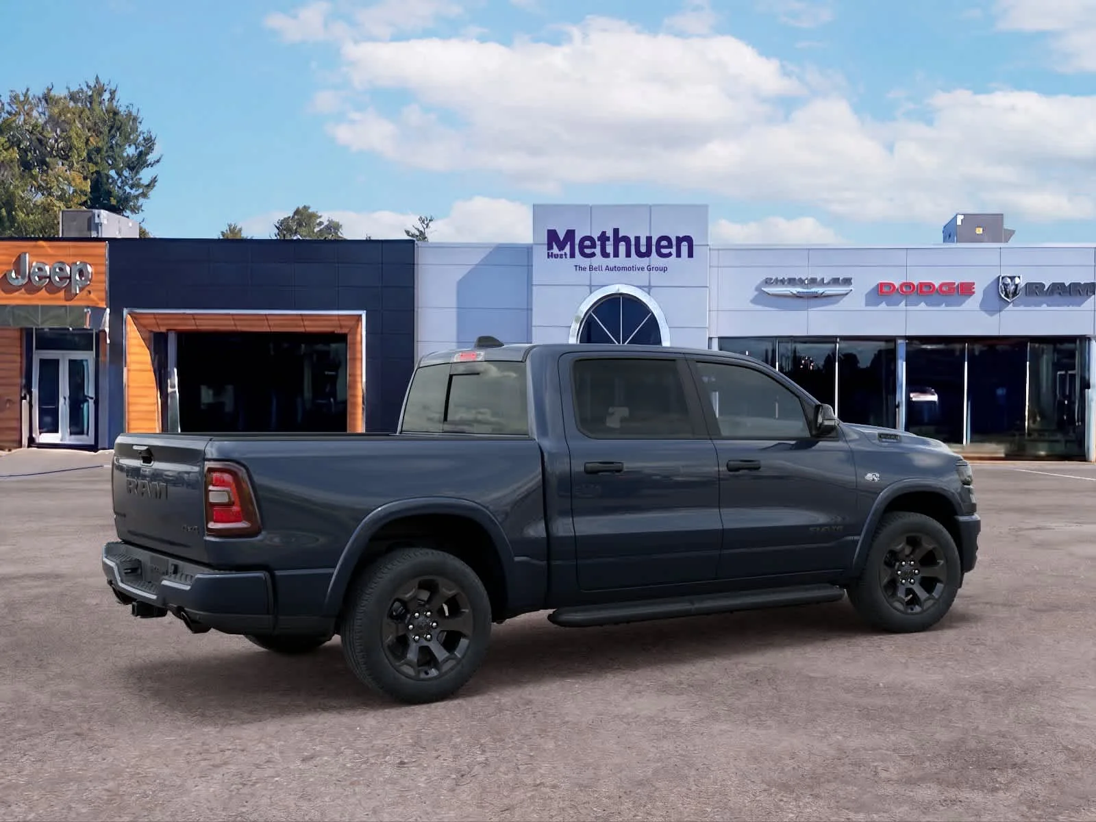 New 2026 Forged Blue Metallic Exterior Paint RAM Big Horn image 4