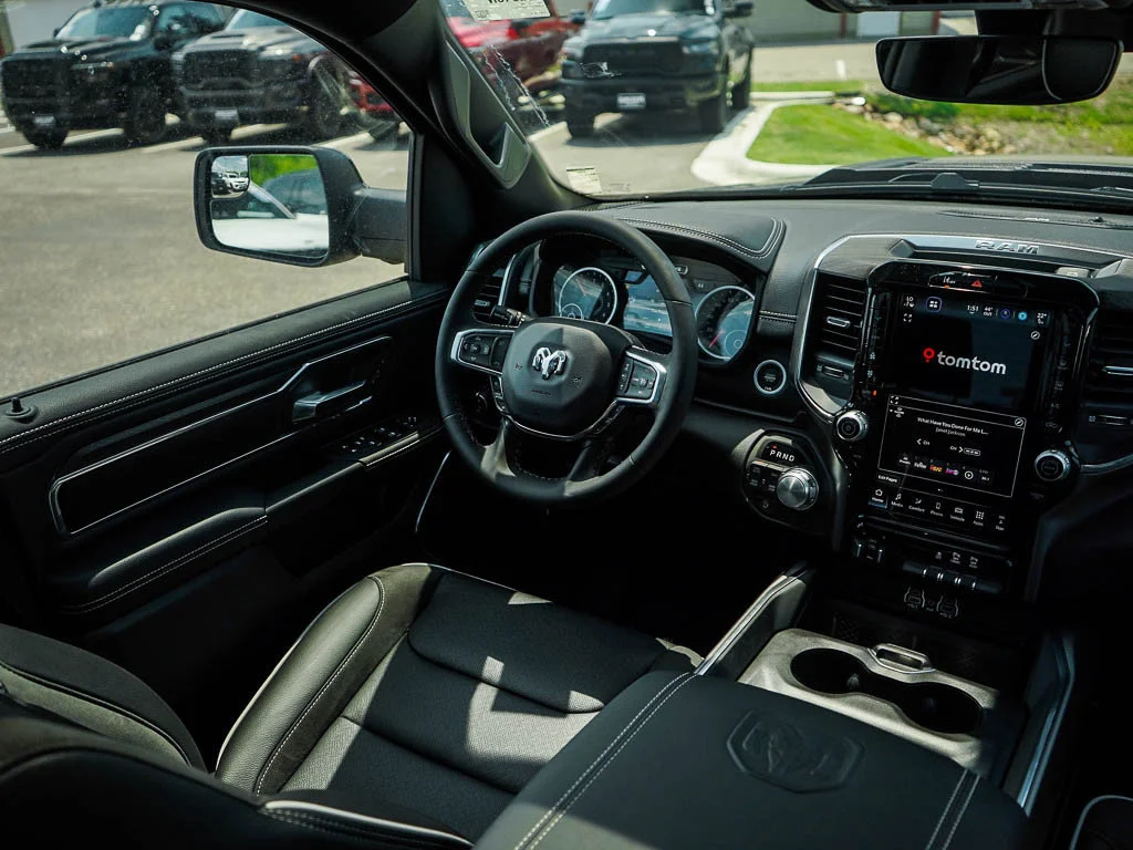 New 2026 Diamond Black Crystal Pearlcoat RAM LARAMIE image 12