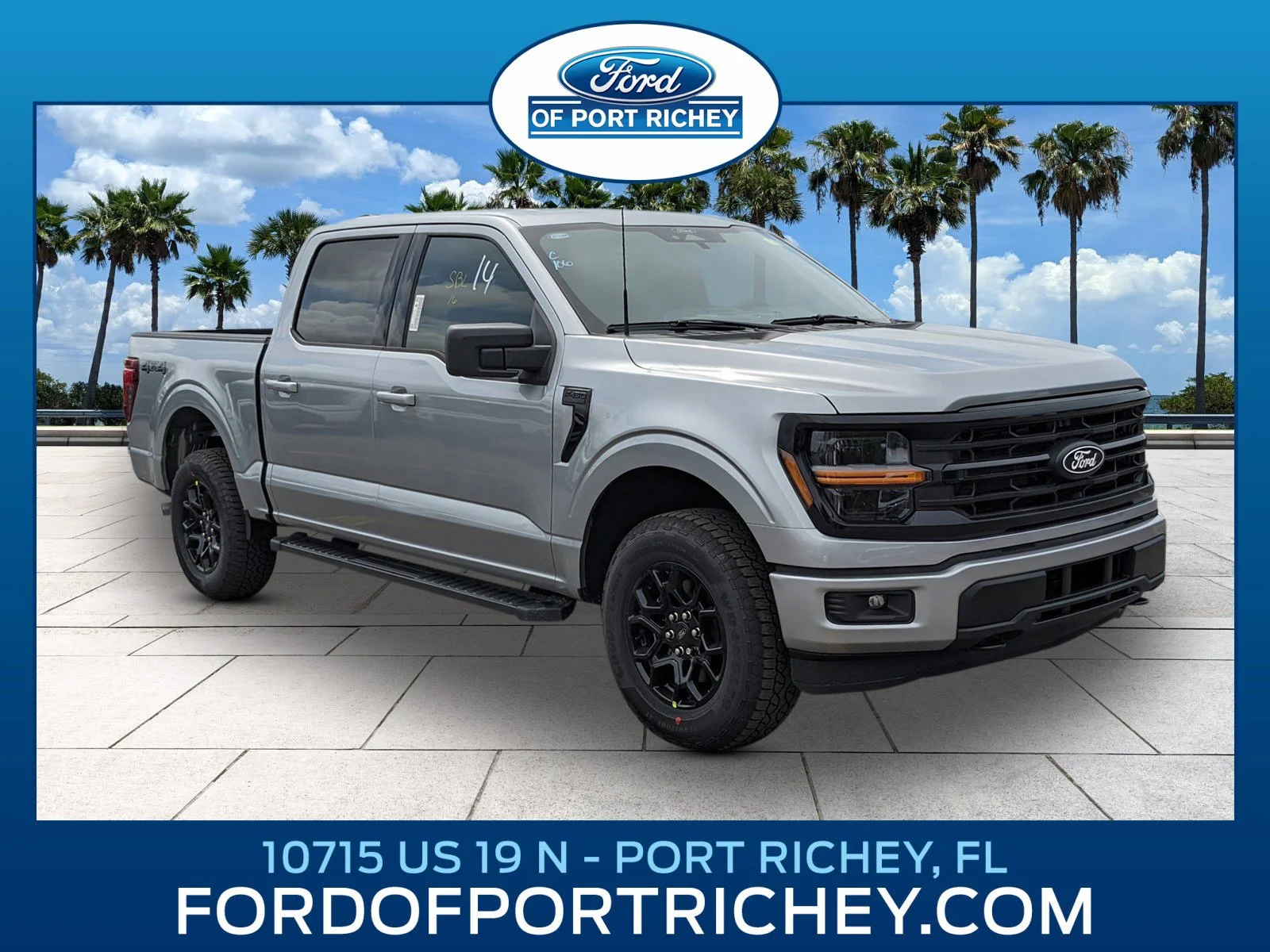New 2026 Iconic Silver Metallic Ford XLT image 1