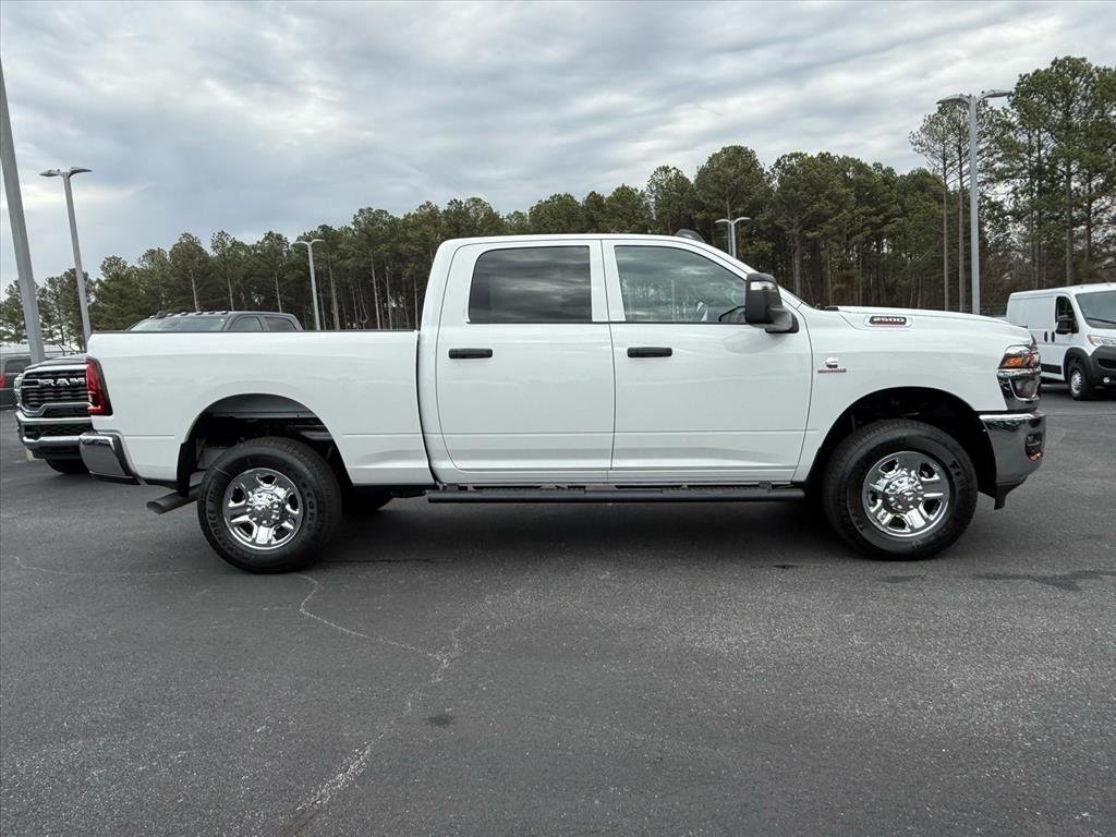 New 2026 Bright White Clear-Coat Exterior Paint RAM Tradesman Crew Cab 4x4 6