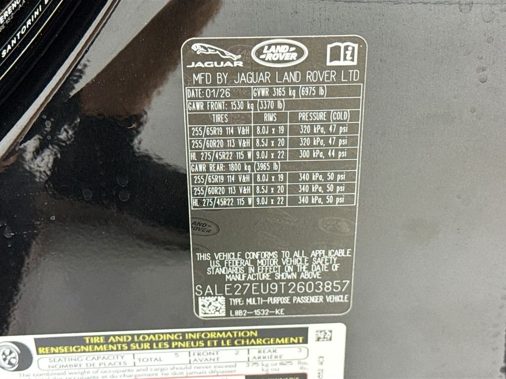 New 2026 Santorini Black LAND ROVER X-Dynamic SE image 34