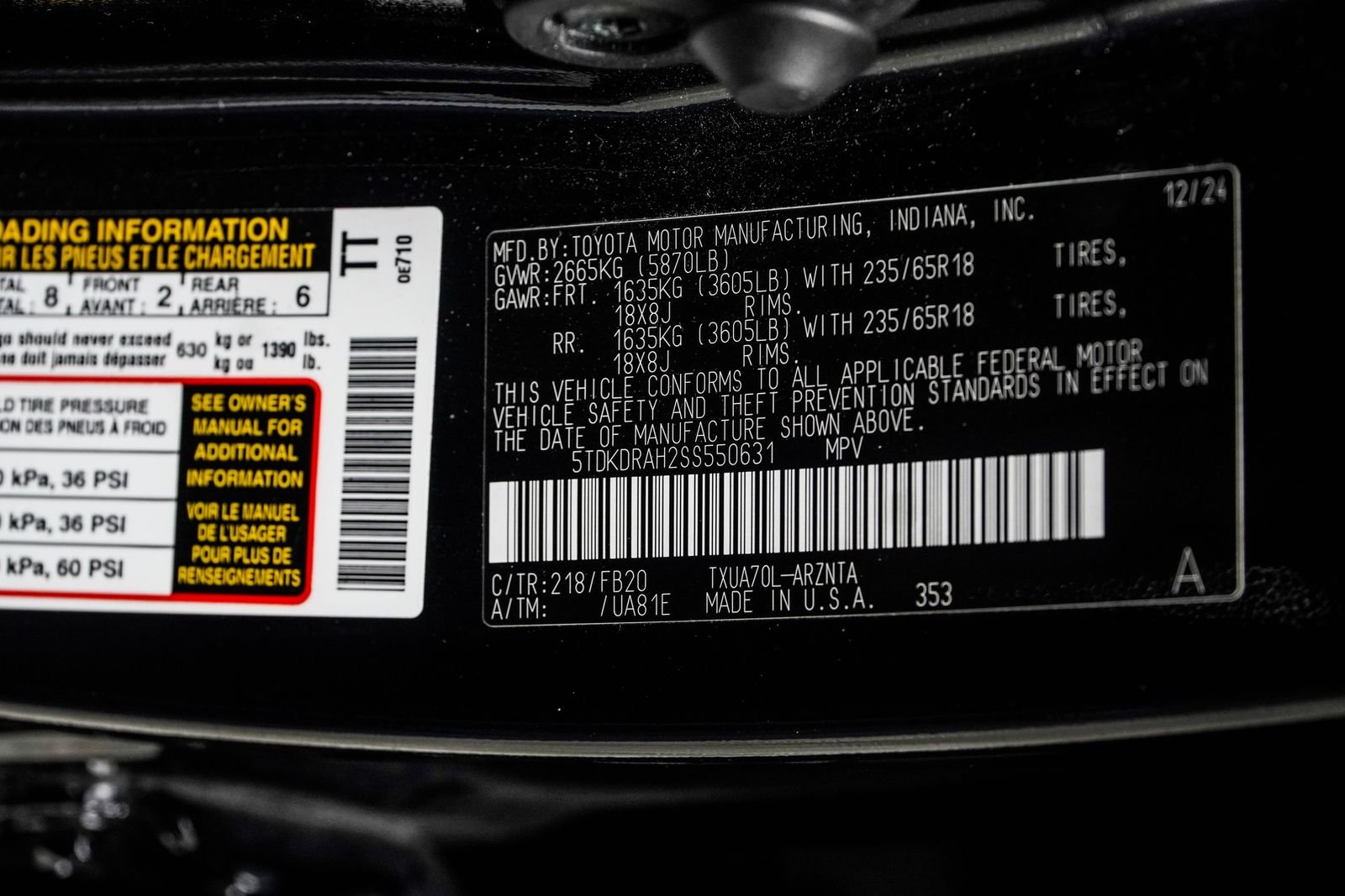 Used 2025 Black Toyota LE image 40