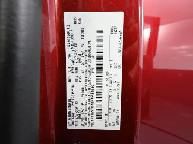 Used 2019 Red Ford Platinum image 54