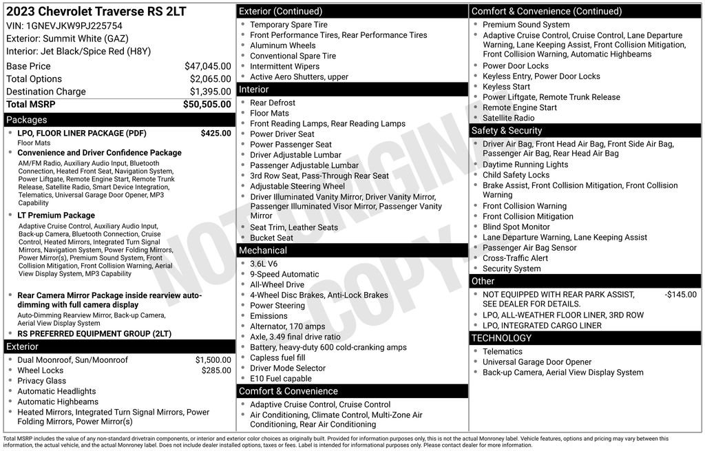 Used 2023 White Chevrolet RS image 6