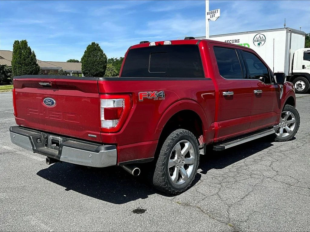 Used 2022 Red Ford Lariat image 4