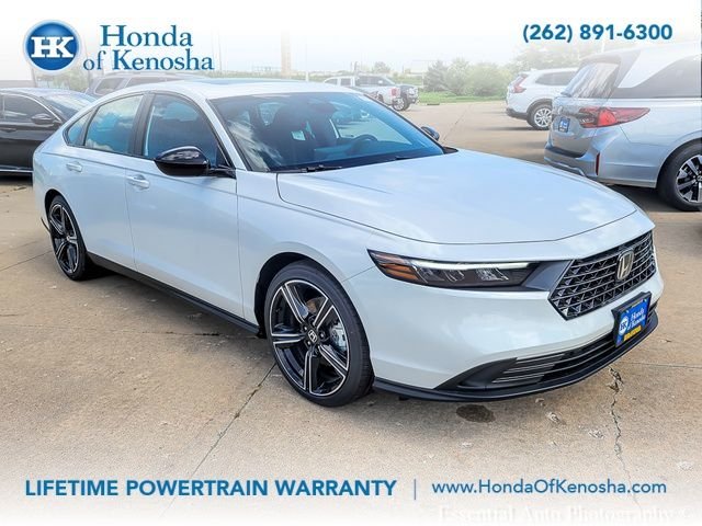New 2026 Platinum White Pearl Honda Sport Hybrid image 3