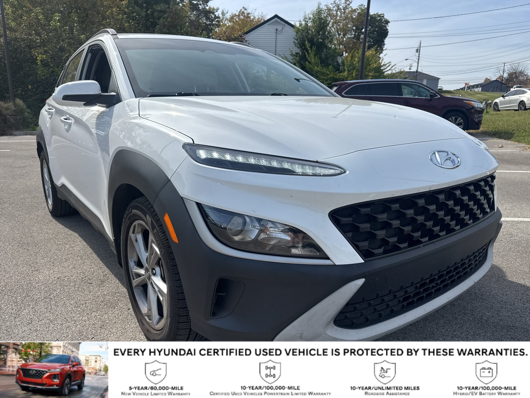 Used 2022 Lunar White Hyundai SEL image 1