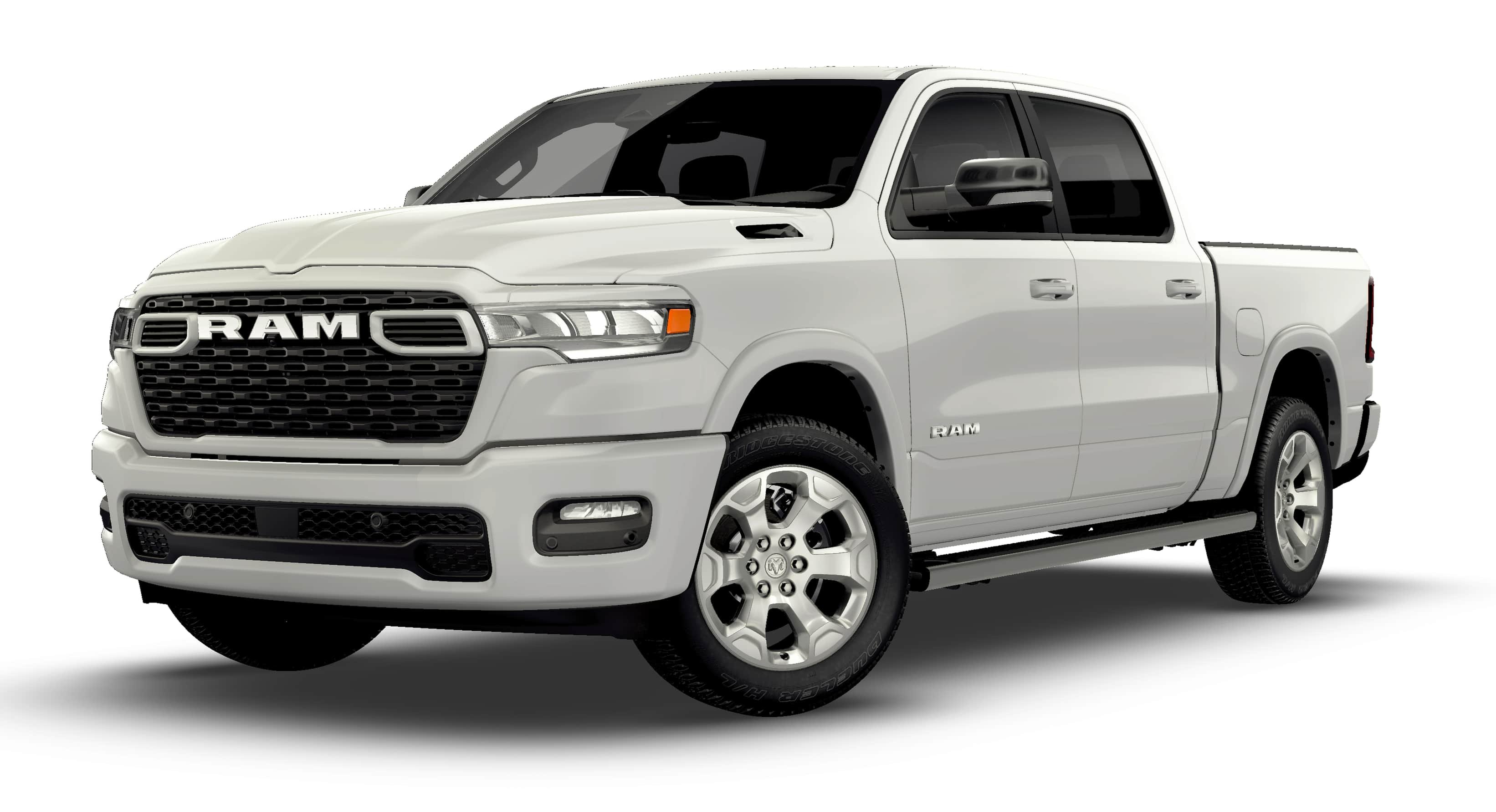 New 2026 Bright White Clear-Coat Exterior Paint RAM Big Horn/Lone Star image 1