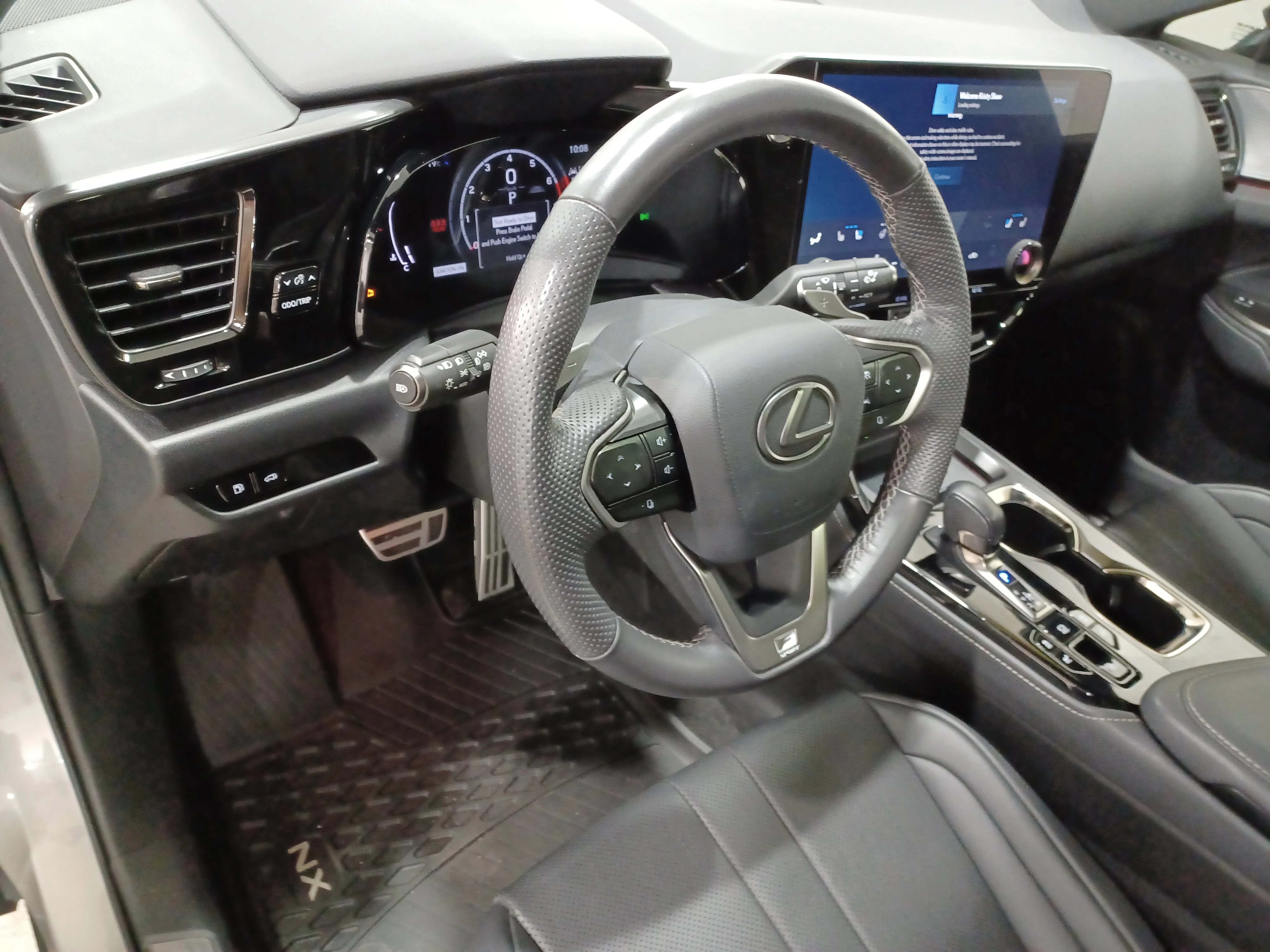 Certified Used 2023 Atomic Silver Lexus F-Sport*Adaptive Cruise | Heads Up Display | Cooled Leather | Pano Roof | Htd Wheel | Lane Keep Asst image 14