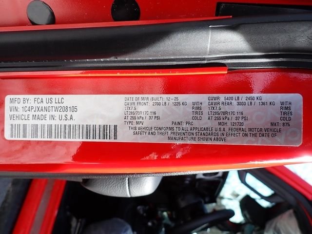 New 2026 Firecracker Red Clear-Coat Exterior Paint Jeep Willys image 17
