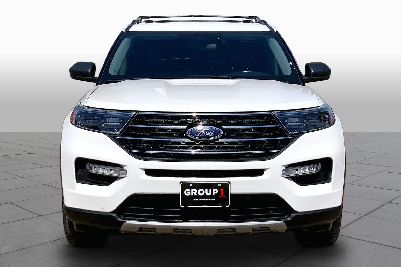 Used 2021 Star White Metallic Tri-Coat Ford XLT image 4