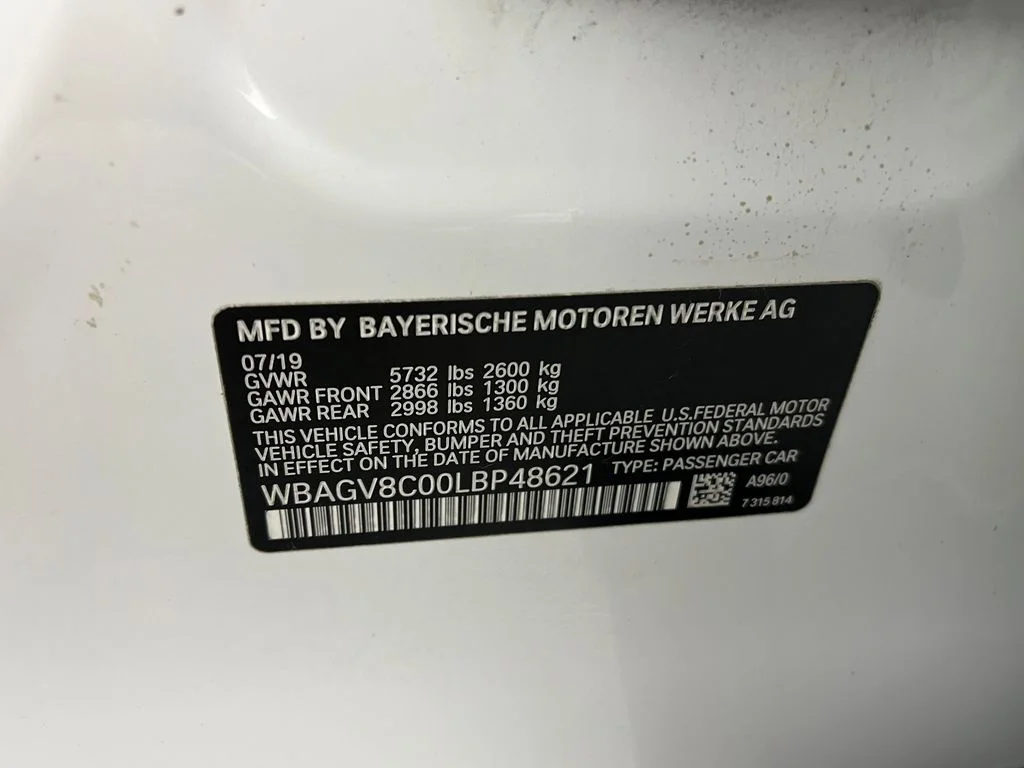 Used 2020 White BMW M850i xDrive Gran Coupe image 26
