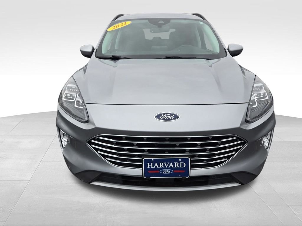 Certified 2021 Ford Escape Titanium with VIN 1FMCU0LZ2MUA66927 for sale in Harvard, IL