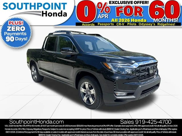 2026 Honda Ridgeline RTL
