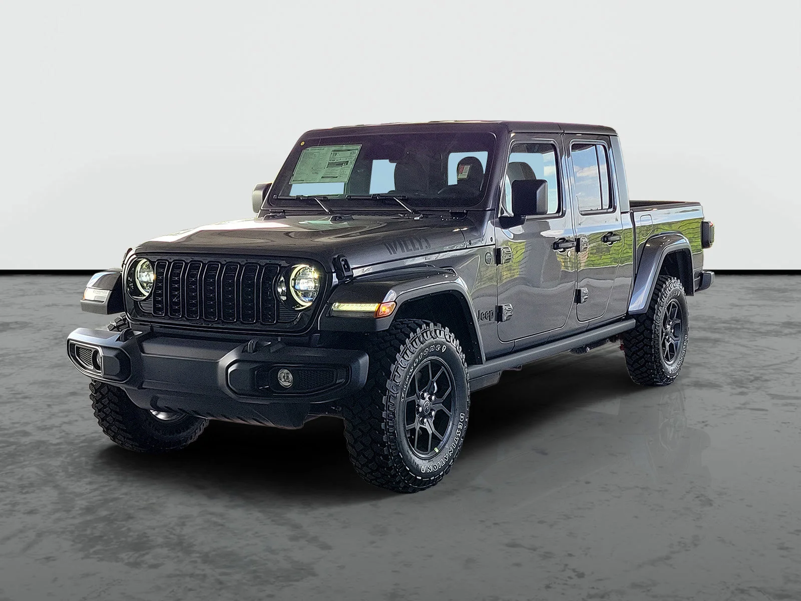 New 2026 Granite Crystal Metallic Clear-Coat Exterior Paint Jeep Willys image 3