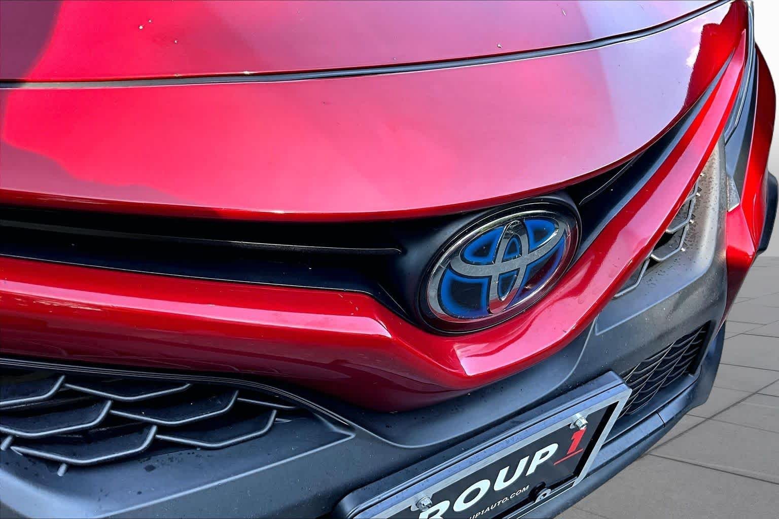 Certified Used 2024 Supersonic Red Toyota Hybrid SE image 28