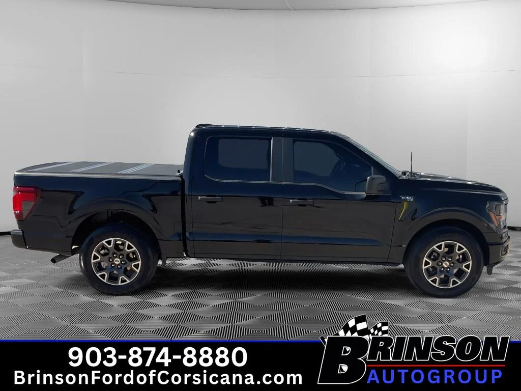 Used 2024 Agate Black Metallic Ford STX image 8