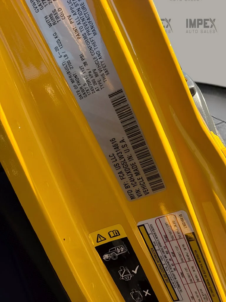 Used 2020 Yellow Jeep Unlimited Sport S image 35