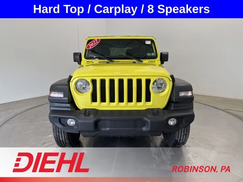 Used 2022 Yellow Jeep Sport image 2