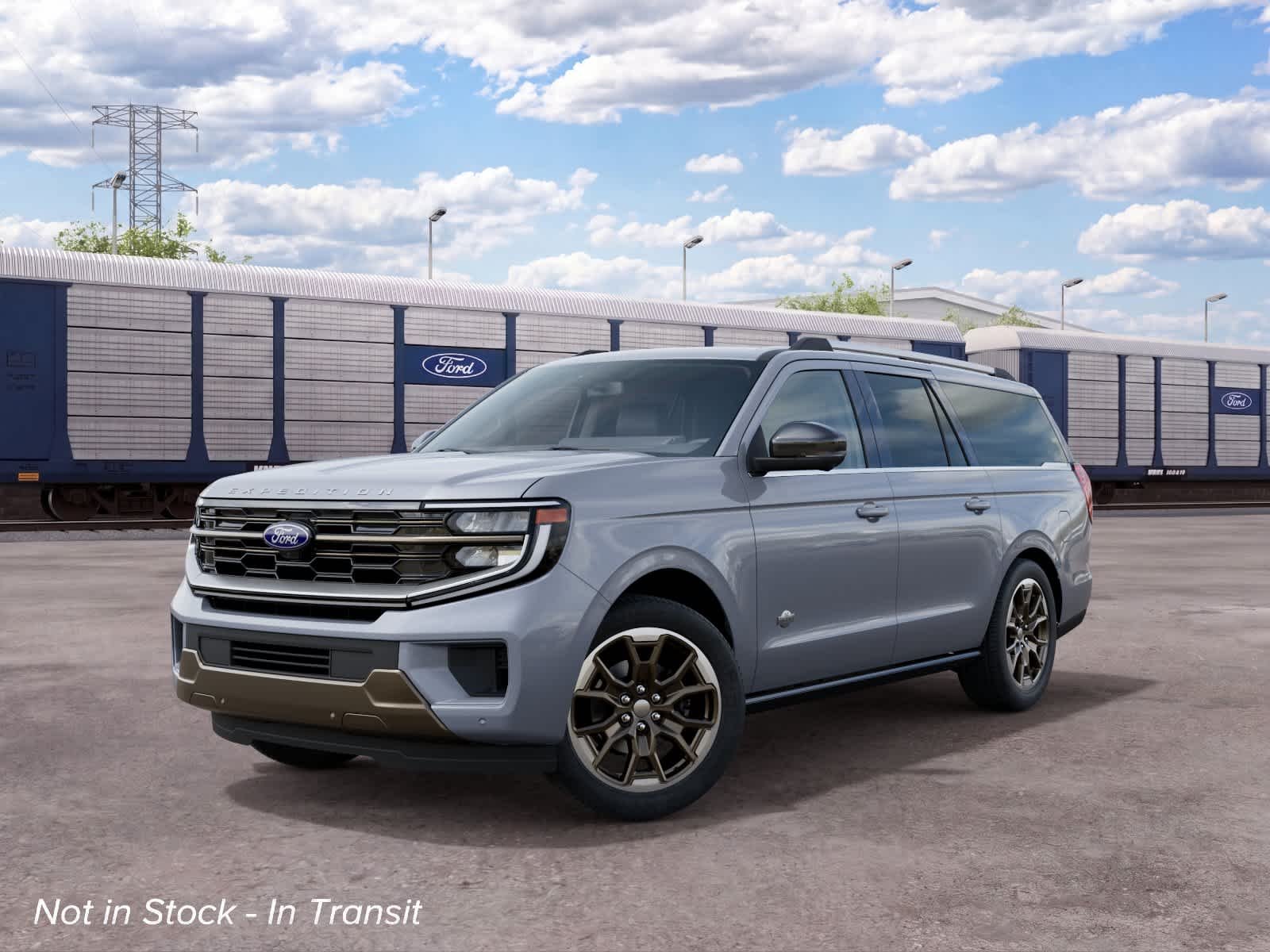 New 2027 Glacier Gray Metallic Tri-Coat Ford King Ranch image 2